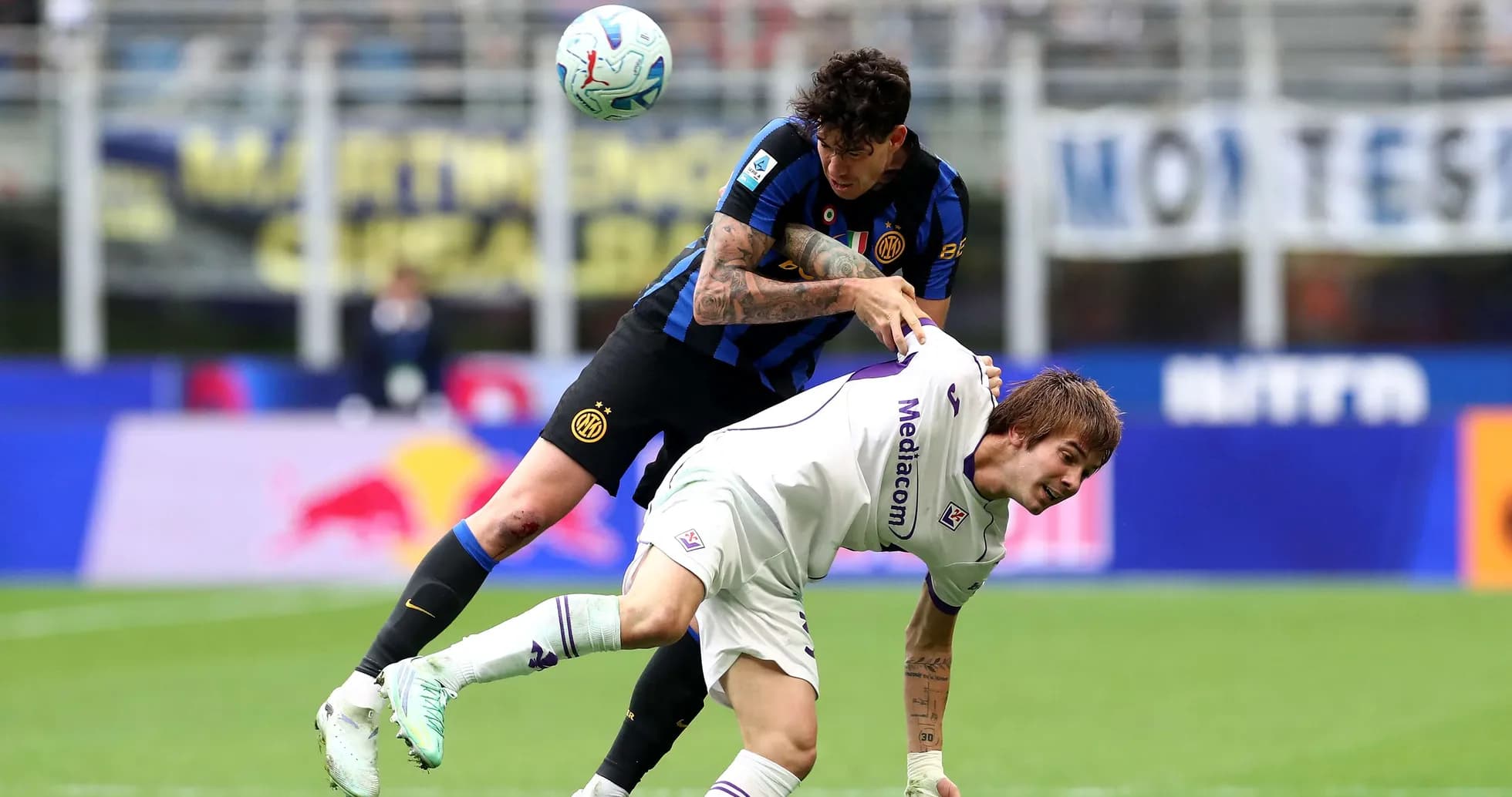 Inter et Fiorentina en action sur le terrain