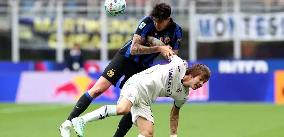 Inter et Fiorentina en action sur le terrain