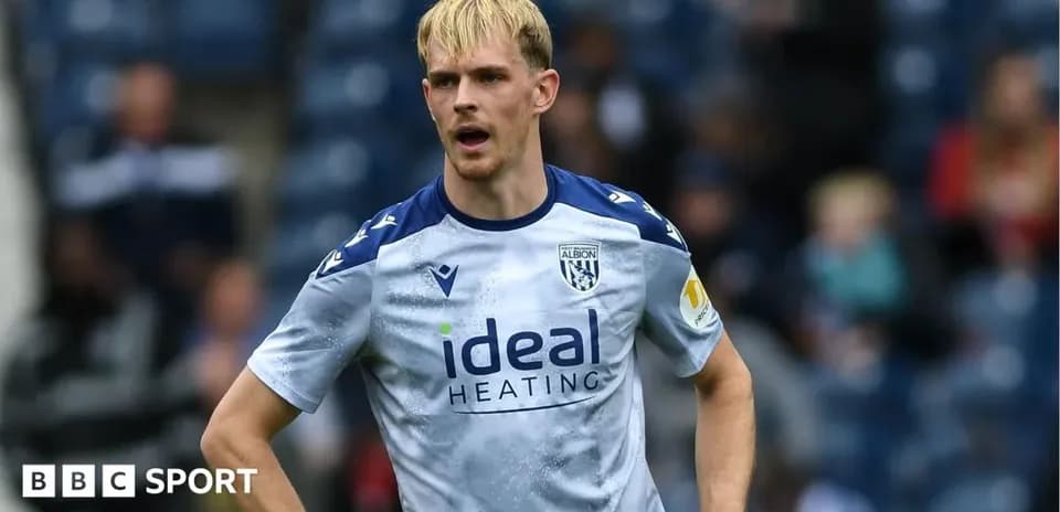 Joueur de West Bromwich Albion sur le terrain