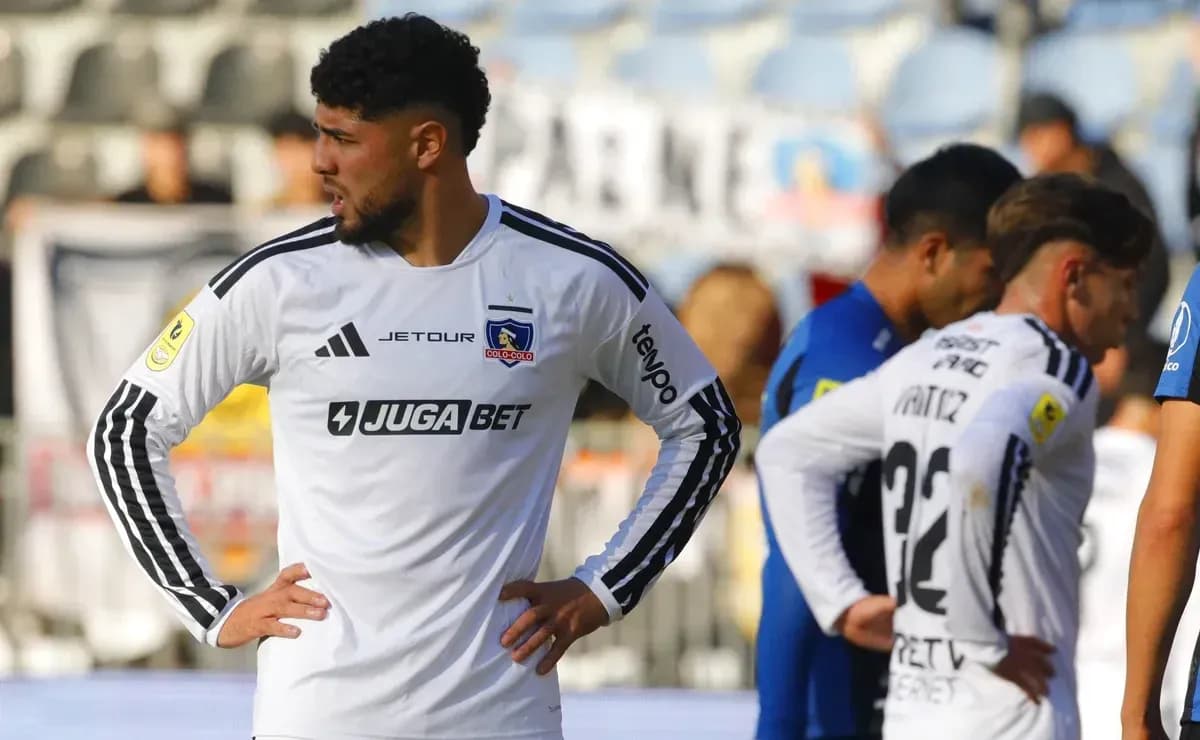 Joueur de Colo Colo sur le terrain