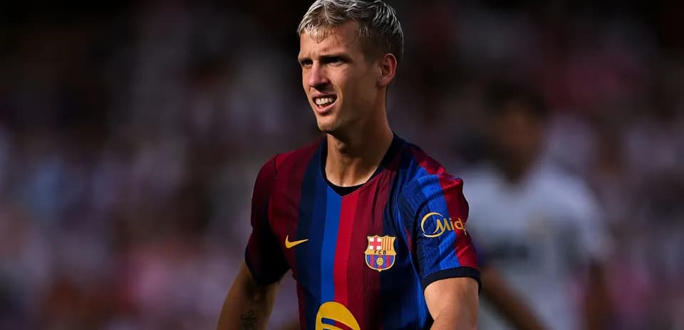 Joueur de Barcelone sur le terrain pendant le match