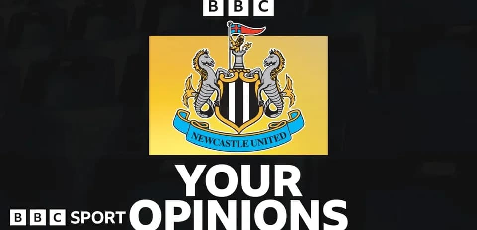 Logo de Newcastle United sur fond jaune