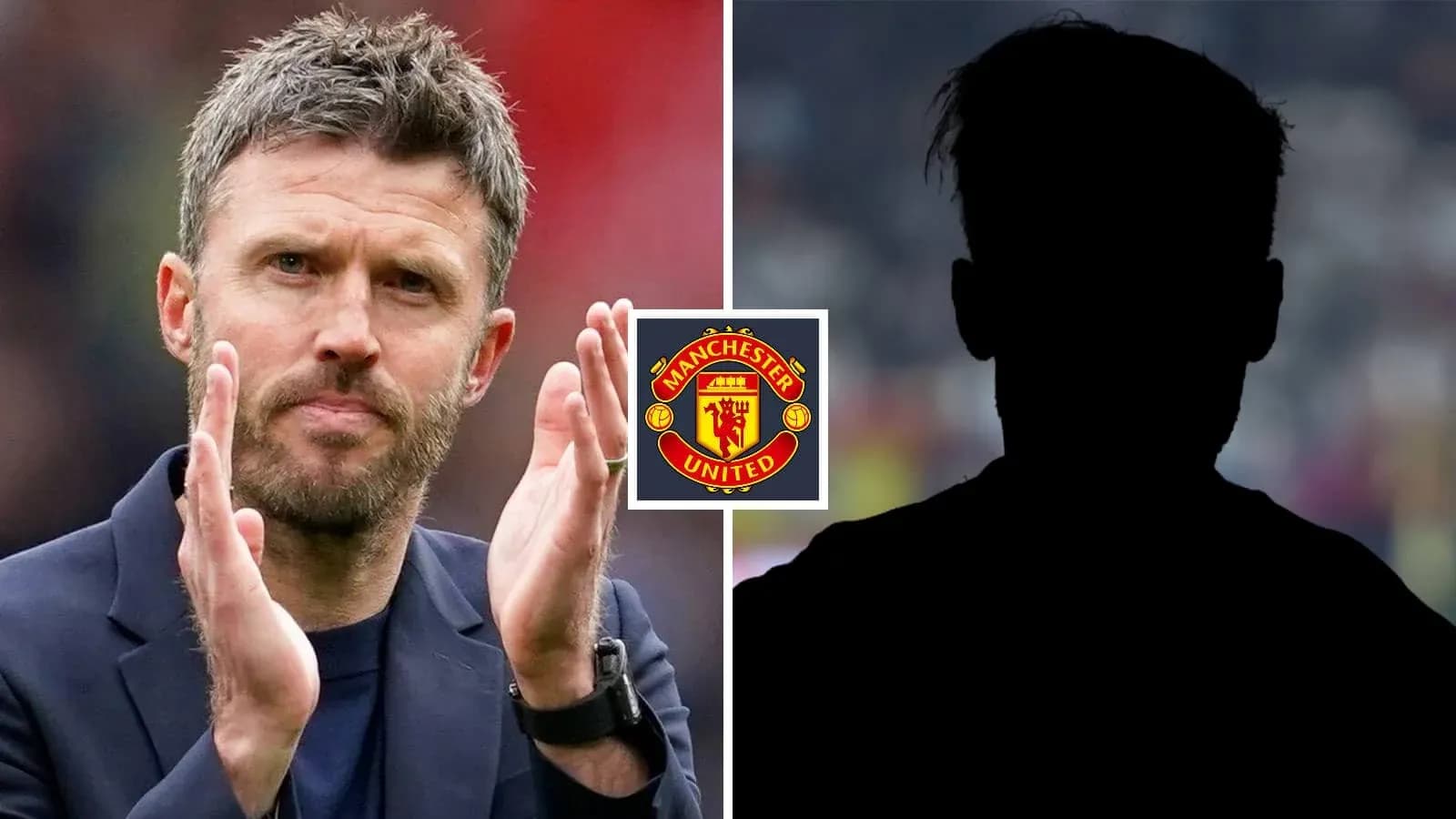Entraîneur applaudissant avec logo de Manchester United