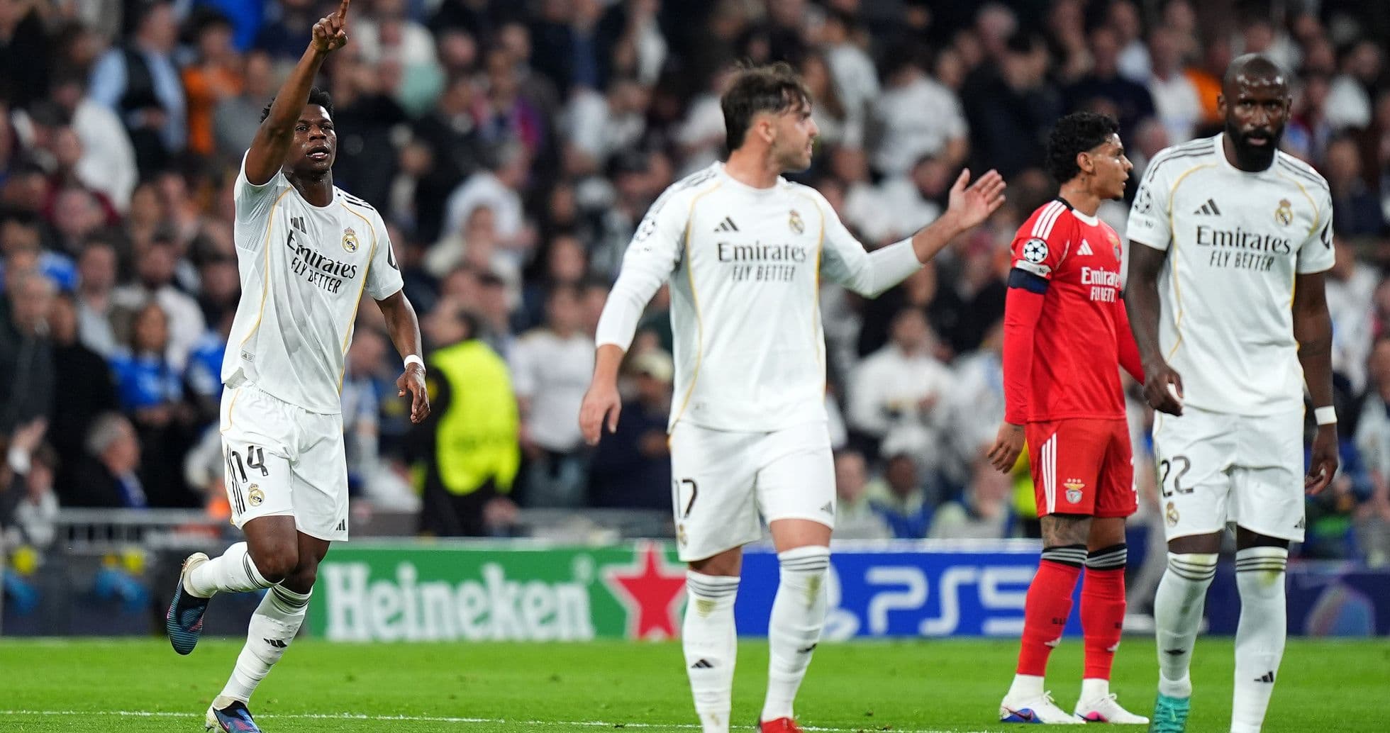 Real Madrid renverse Benfica en Champions League