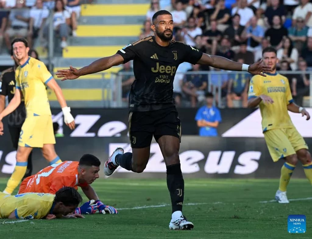Joueur de la Juventus célébrant un but