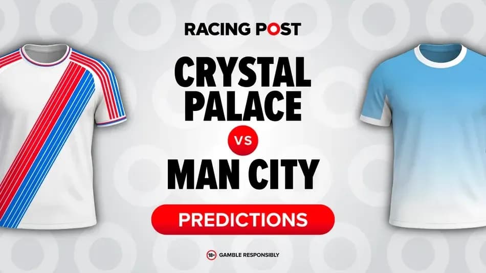Maillots de Crystal Palace et Man City pour prévisions