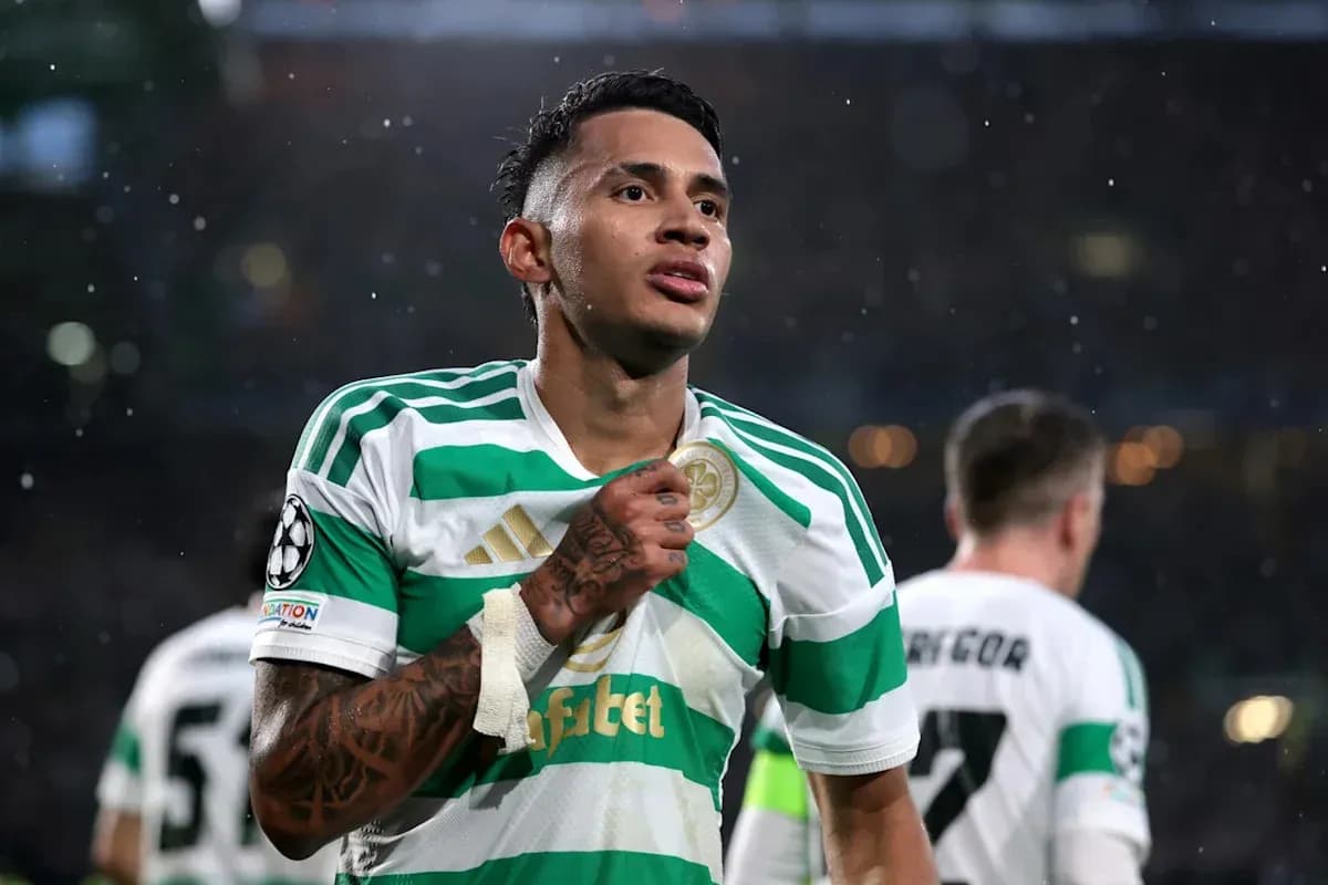 Joueur de Celtic célébrant après un match