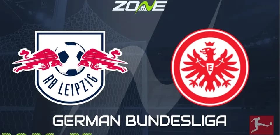 Logos d'RB Leipzig et d'Eintracht Frankfurt, Bundesliga