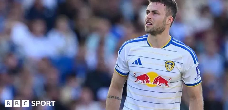 Joueur de Leeds United sur le terrain pendant le match
