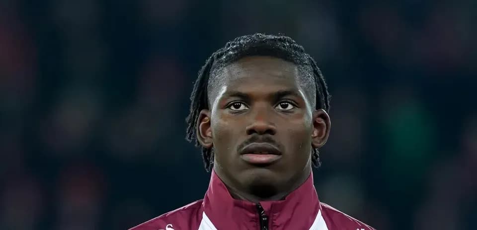 Joueur en tenue de sport avant le match