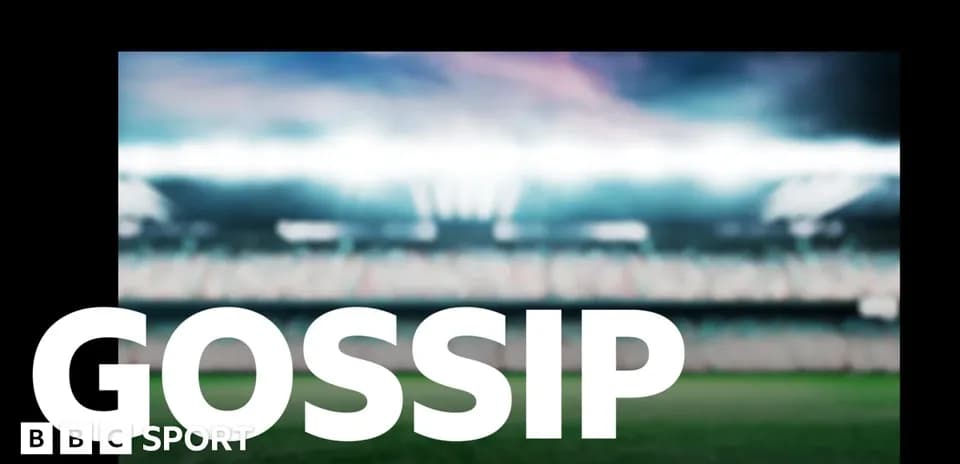 Stade flou avec texte 'GOSSIP' au premier plan