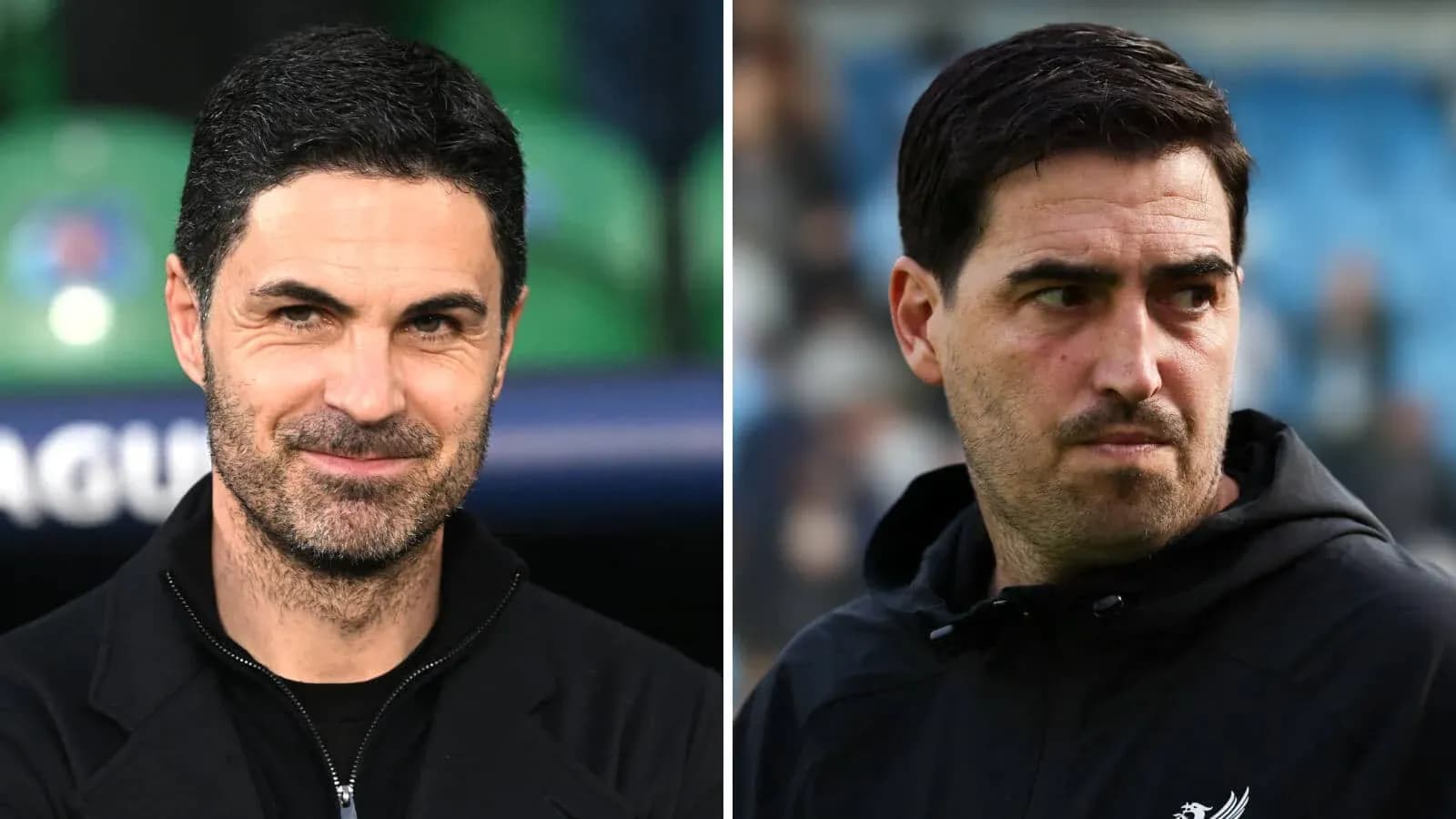 Deux entraîneurs sur le banc lors d'un match