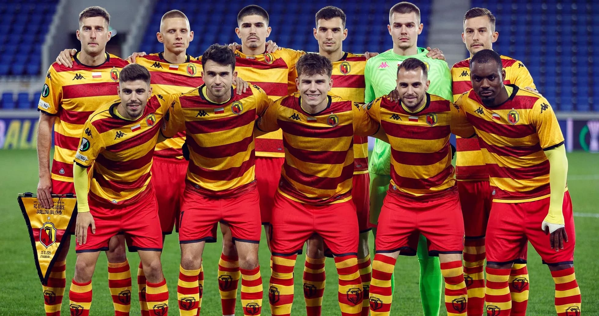 Équipe de Jagiellonia avant le match