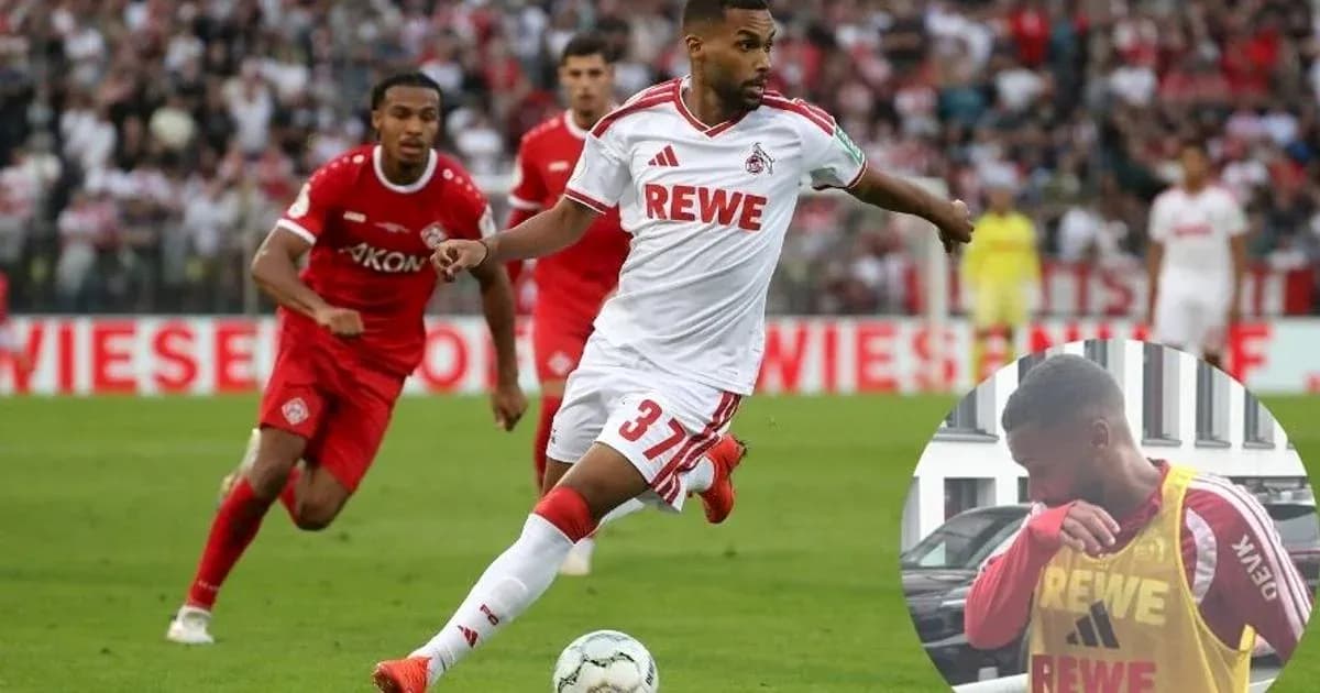 Joueur du FC Cologne en action pendant un match