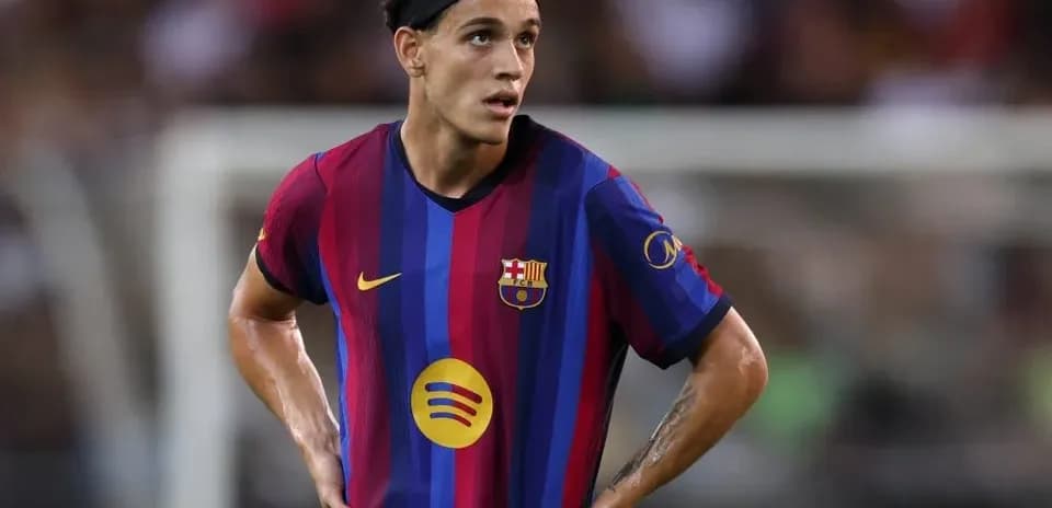 Joueur de Barcelone en action sur le terrain