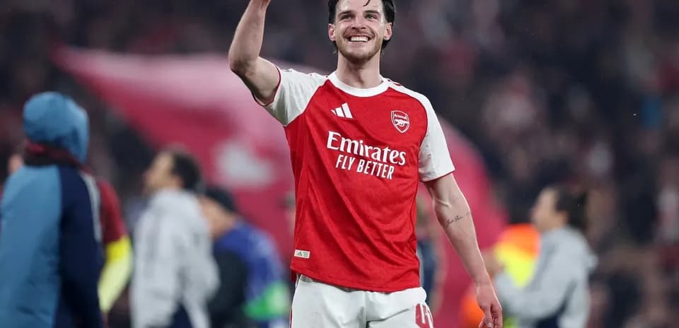 Joueur d'Arsenal célébrant après un match