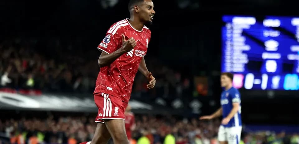 Joueur de Liverpool célébrant un but marqué