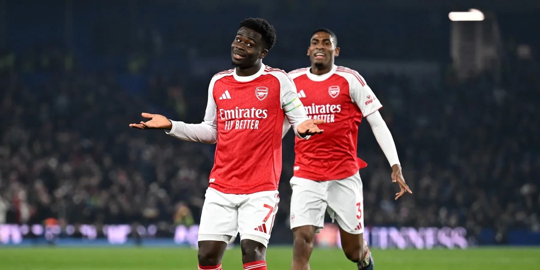 Joueurs d'Arsenal célébrant un but