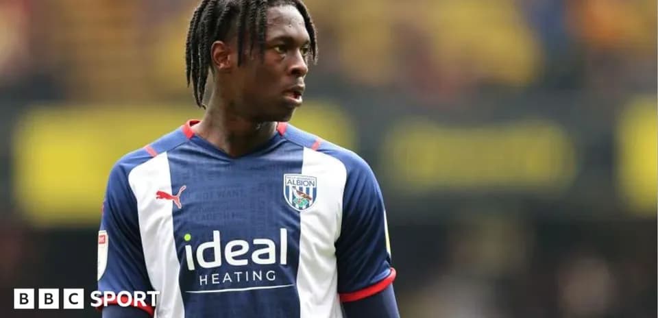 Joueur de West Bromwich Albion sur le terrain