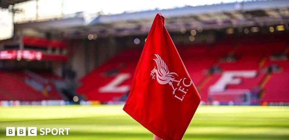 Drapeau de corner de Liverpool au stade Anfield