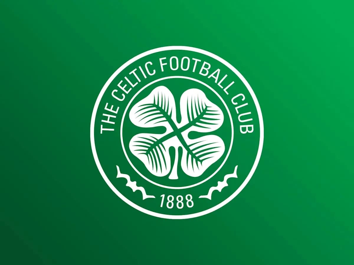 Logo du Celtic Football Club sur fond vert