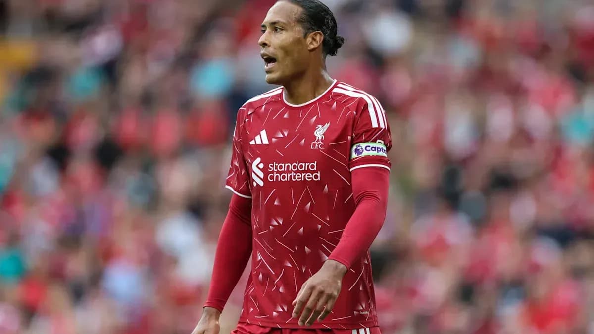 Joueur de Liverpool en action sur le terrain