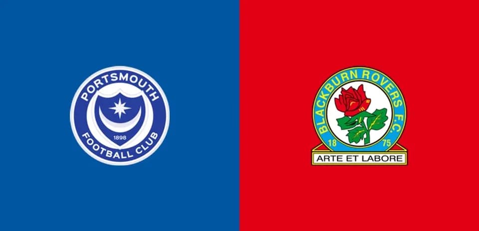 Logos de Portsmouth FC et Blackburn Rovers FC