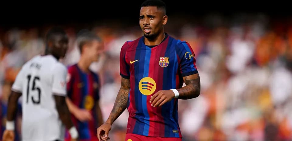 Joueur du FC Barcelone en action sur le terrain