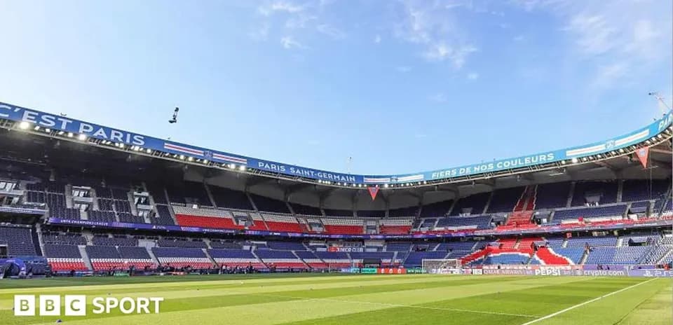 Stade du Parc des Princes avant le match