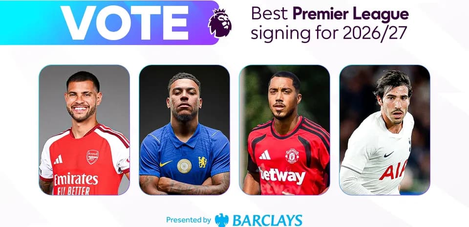 Quatre joueurs en compétition pour meilleur transfert Premier League