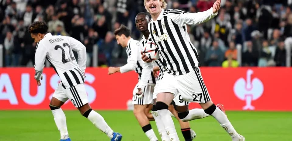 Joueurs de la Juventus célébrant un but au stade