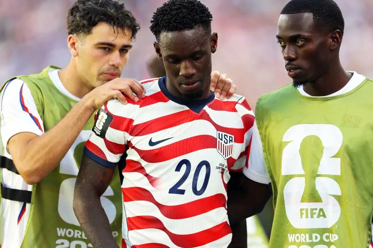 Joueurs américains lors de la Coupe du Monde