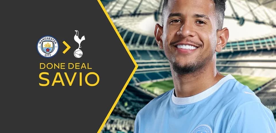 Savio, joueur de Manchester City, annonce transfert