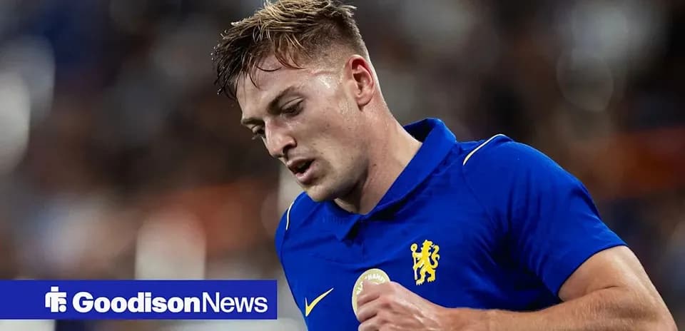 Joueur de Chelsea en action sur le terrain