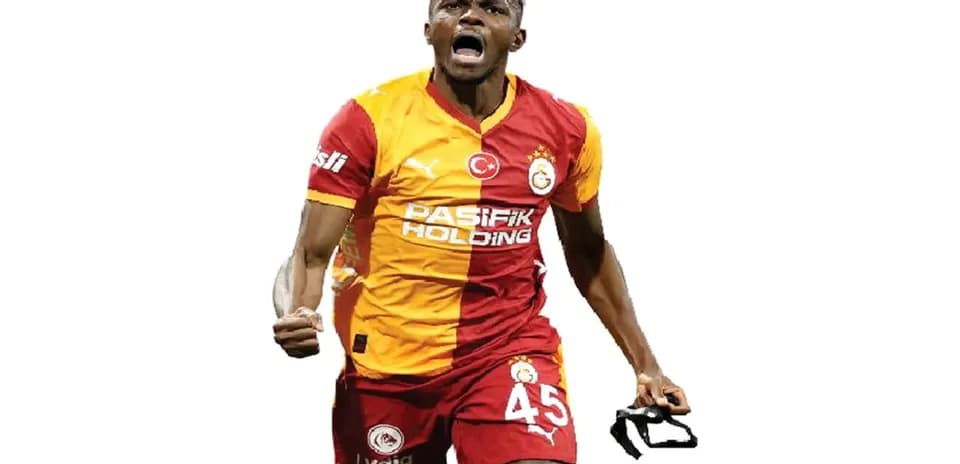 Joueur de Galatasaray célébrant un but