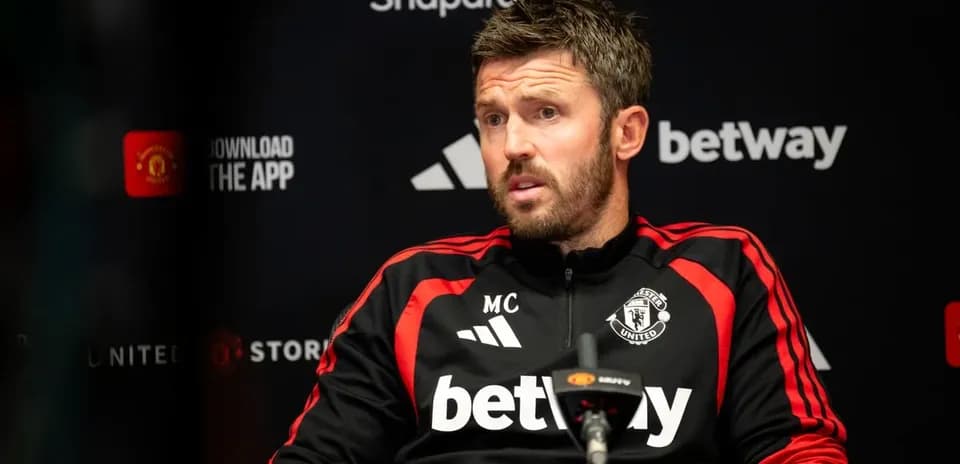 Entraîneur de Manchester United lors d'une conférence de presse