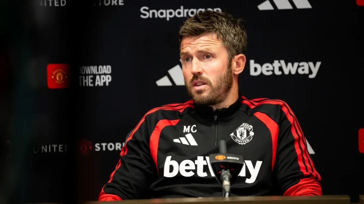 Entraîneur de Manchester United lors d'une conférence de presse