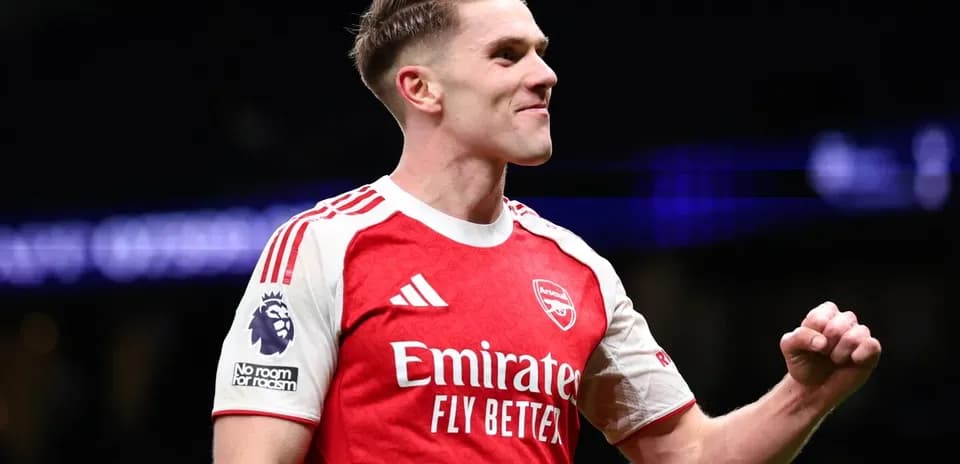 Joueur d'Arsenal célébrant après un match