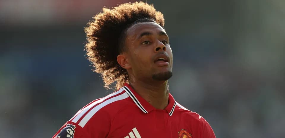 Joueur de Manchester United sur le terrain