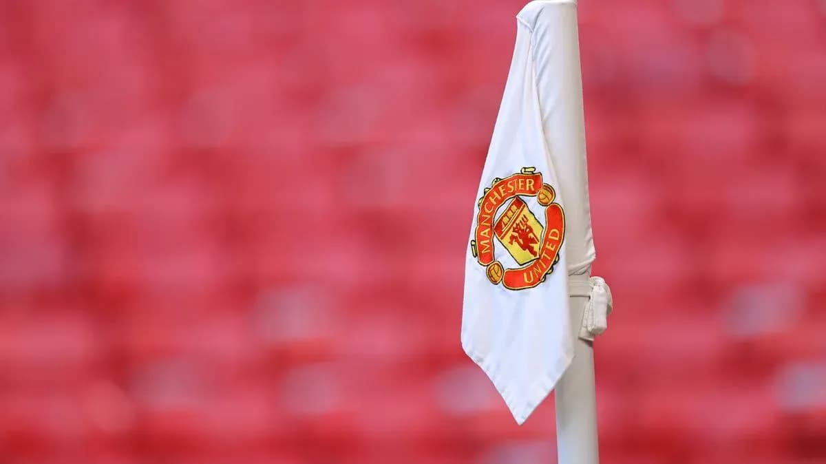 Drapeau de corner avec logo Manchester United