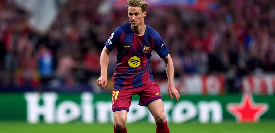 Joueur de Barcelone en action sur le terrain