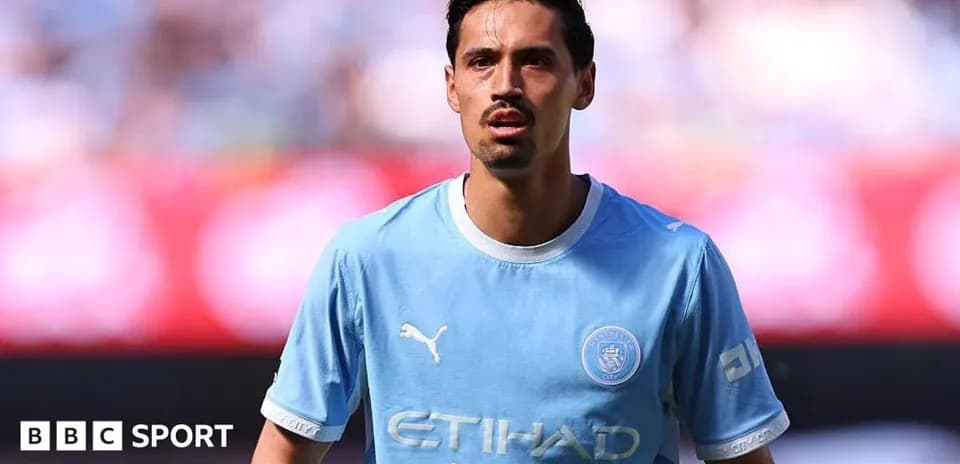 Joueur de Manchester City sur le terrain