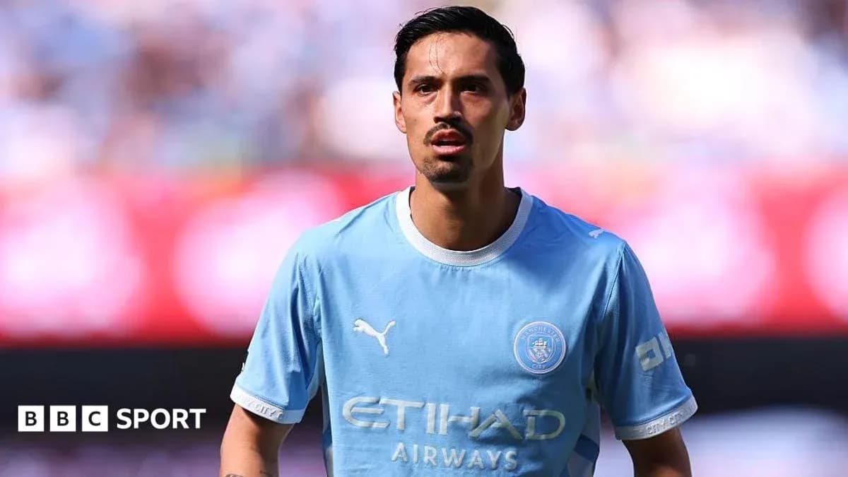 Joueur de Manchester City sur le terrain