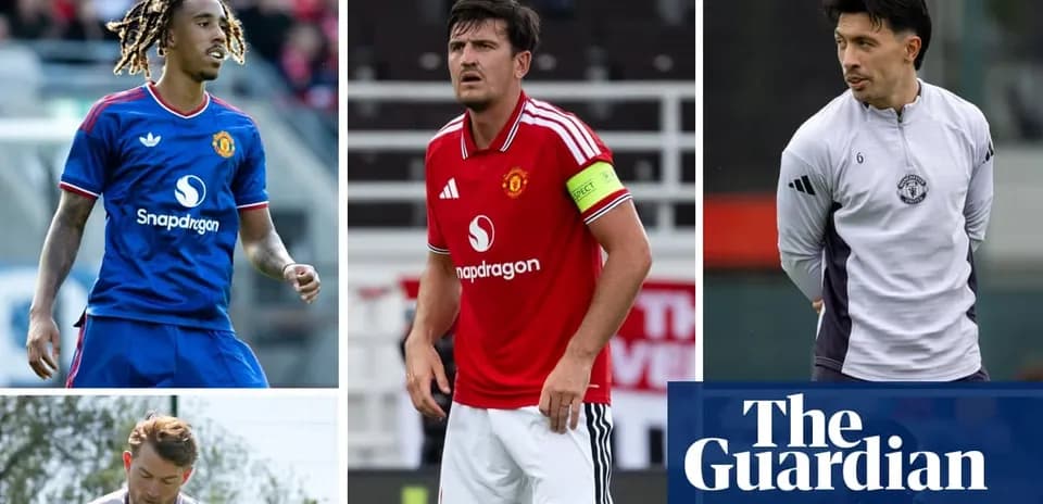 Joueurs de Manchester United en action et à l'entraînement