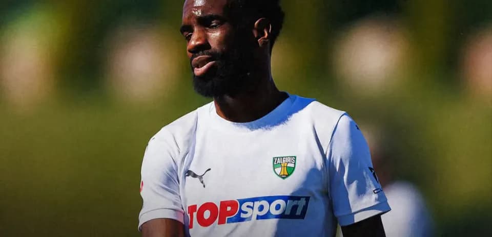 Joueur de Kauno Žalgiris lors d'un entraînement
