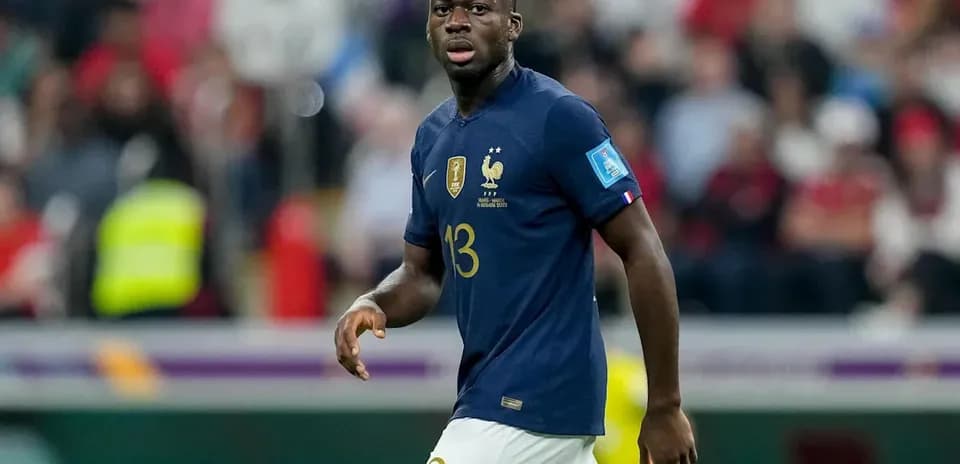 Joueur de l'équipe de France lors d'un match