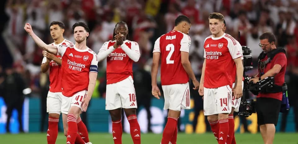 Joueurs d'Arsenal célébrant après un match