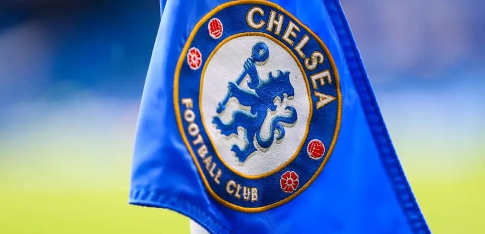 Drapeau de Chelsea Football Club avec logo