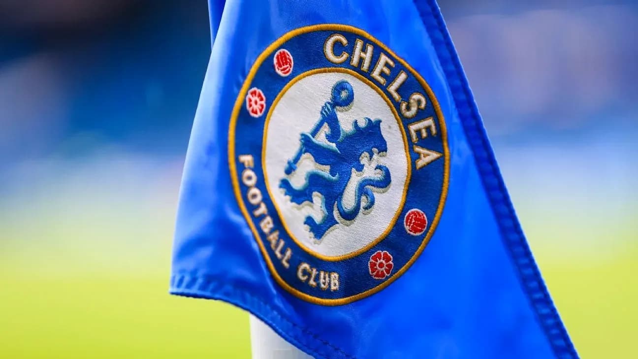 Drapeau de Chelsea Football Club avec logo