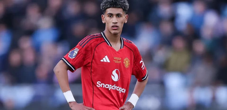 Joueur de Manchester United en action sur le terrain